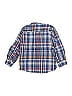Ben Sherman 100% Cotton Plaid Blue Long Sleeve Button-Down Shirt Size 1-2Y - photo 2