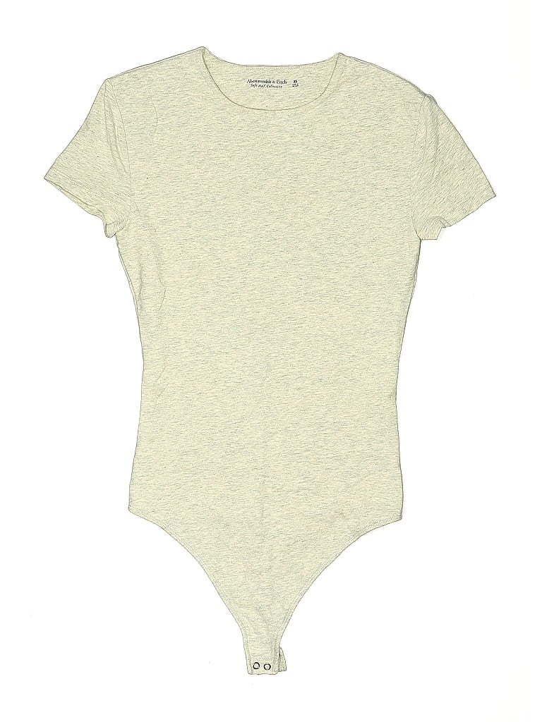Pre-owned Abercrombie & Fitch Bodysuit In Gray