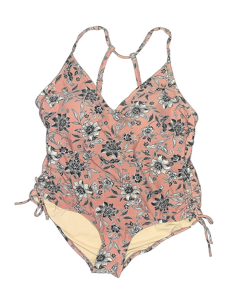 Pre-owned Kona Sol One Piece Swimsuit In Brown