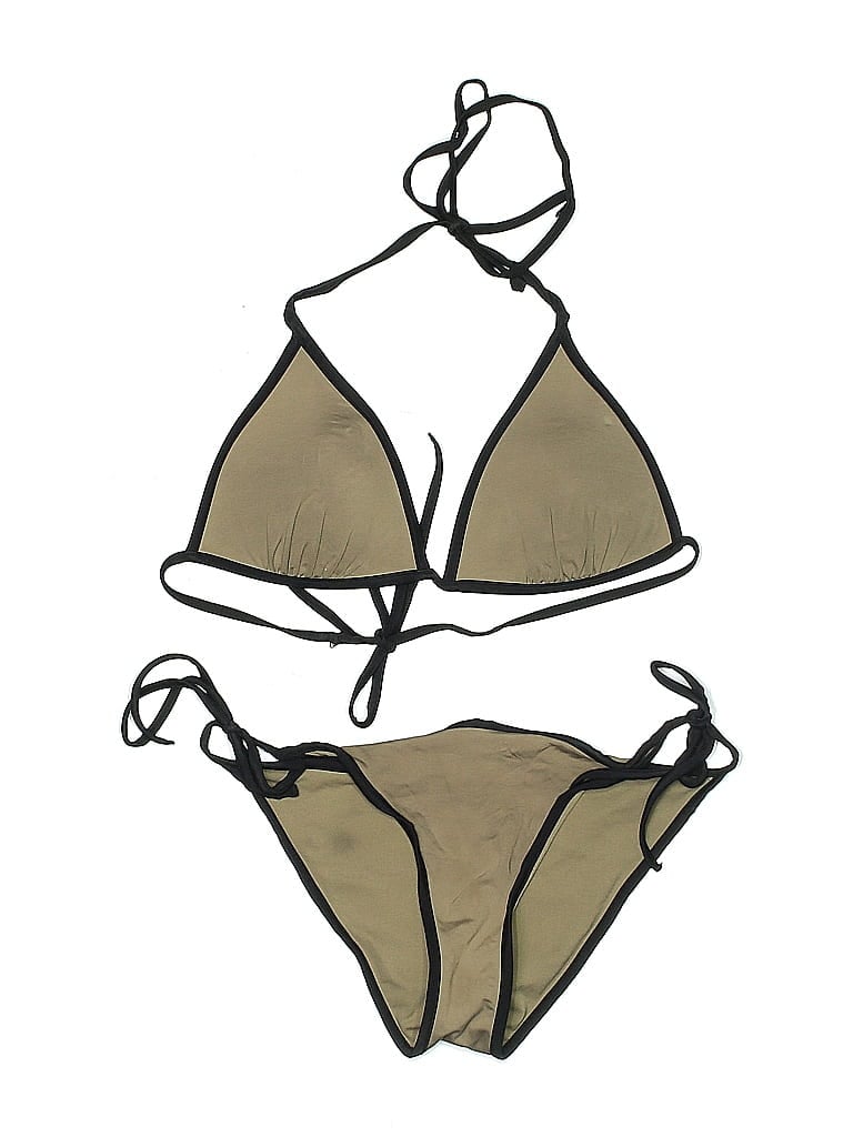 Pre-owned H&m Two Piece Swimsuit In Brown