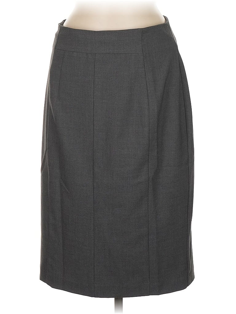 Pre-owned Worthington Formal Skirt In Gray