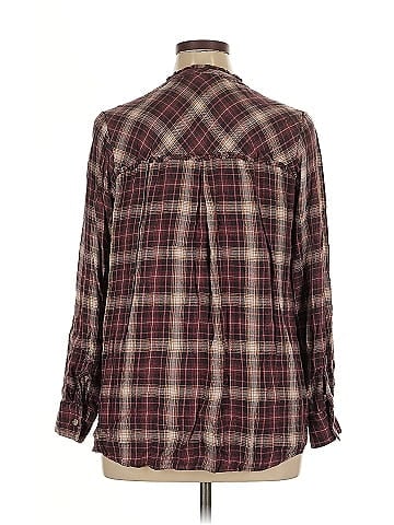 Democracy Long Sleeve Button-Down Shirt (view 2)