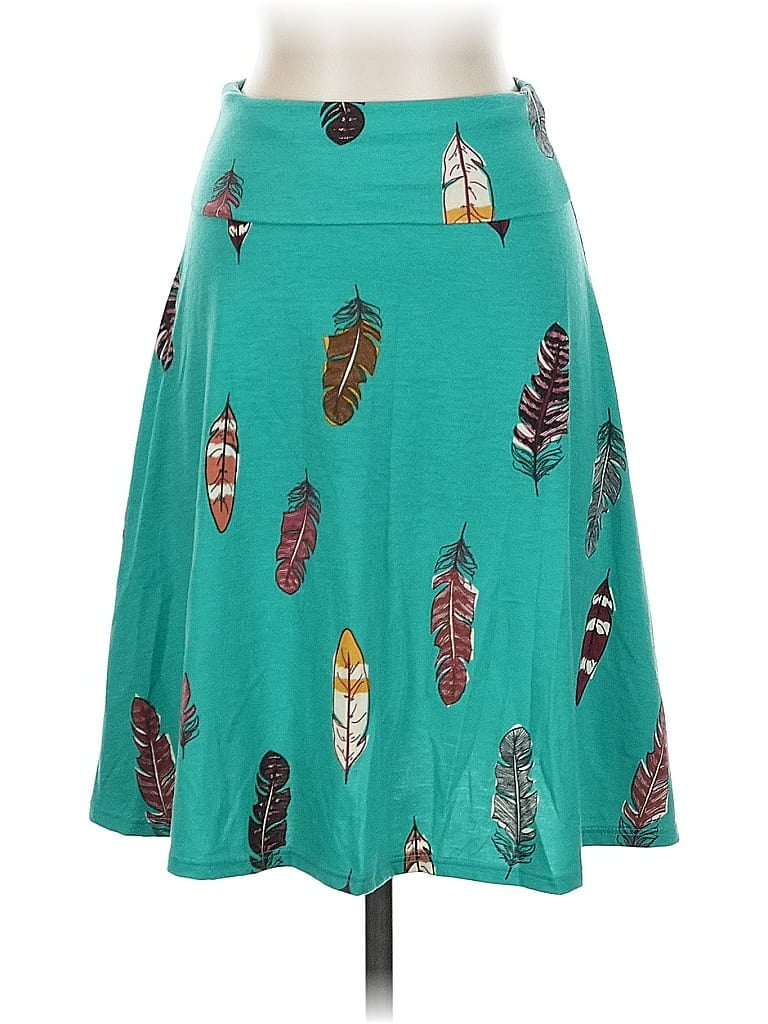 Pre-owned Lularoe Casual Skirt In Blue