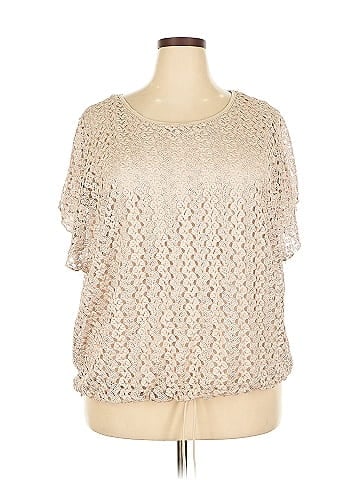 Roz & Ali Short Sleeve Blouse (view 1)