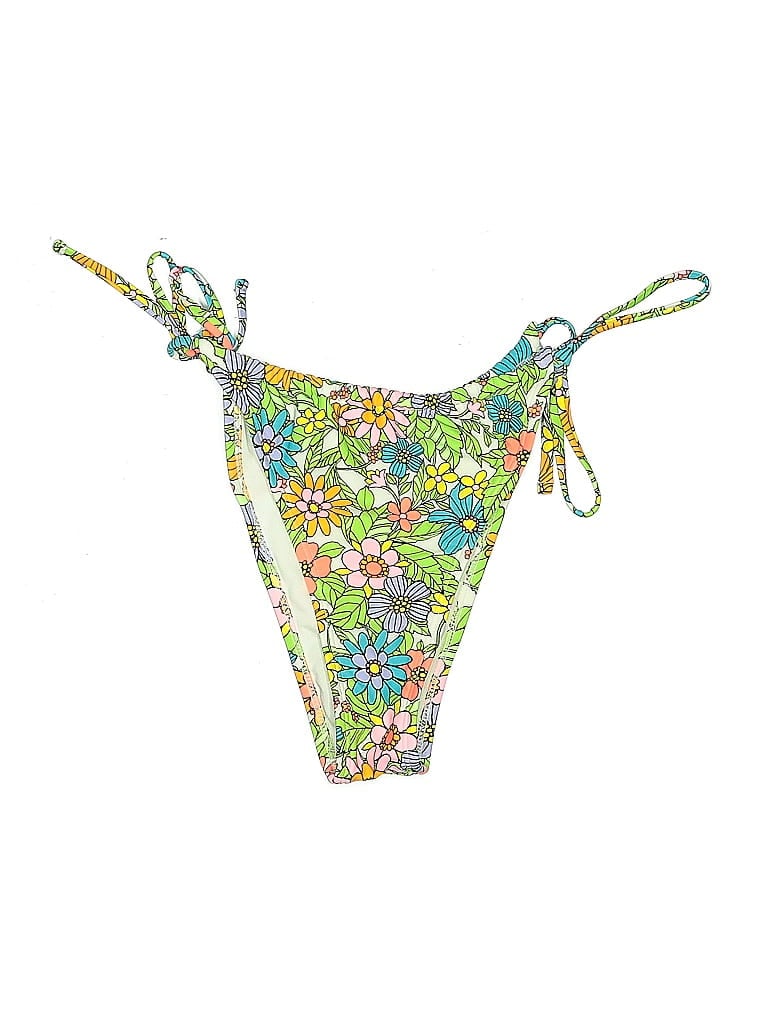 WILD FABLE Pre-owned Swimsuit Bottoms In Green