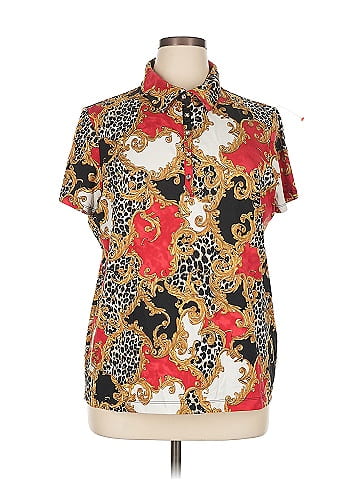 Zenergy by Chico's Short Sleeve Blouse (view 1)