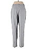 DKNY Solid Gray Linen Pants Size 8 - photo 2