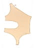 REORIA Solid Tan Bodysuit Size XXL - photo 2