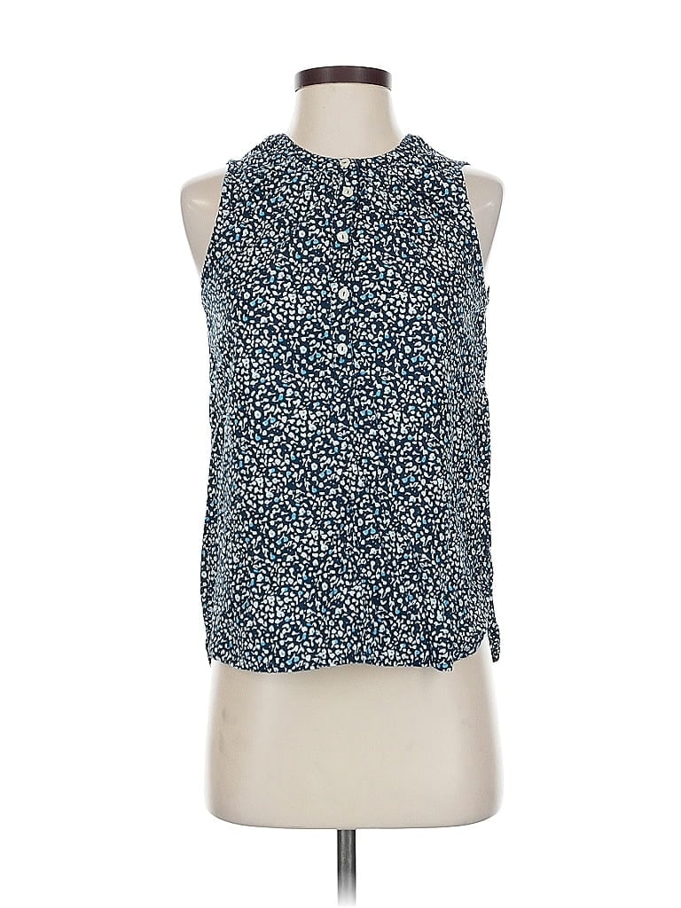 Pre-owned Universal Thread Sleeveless Blouse In Blue