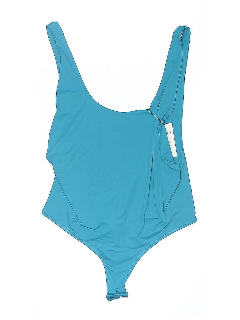 REORIA Pre-owned Bodysuit In Blue