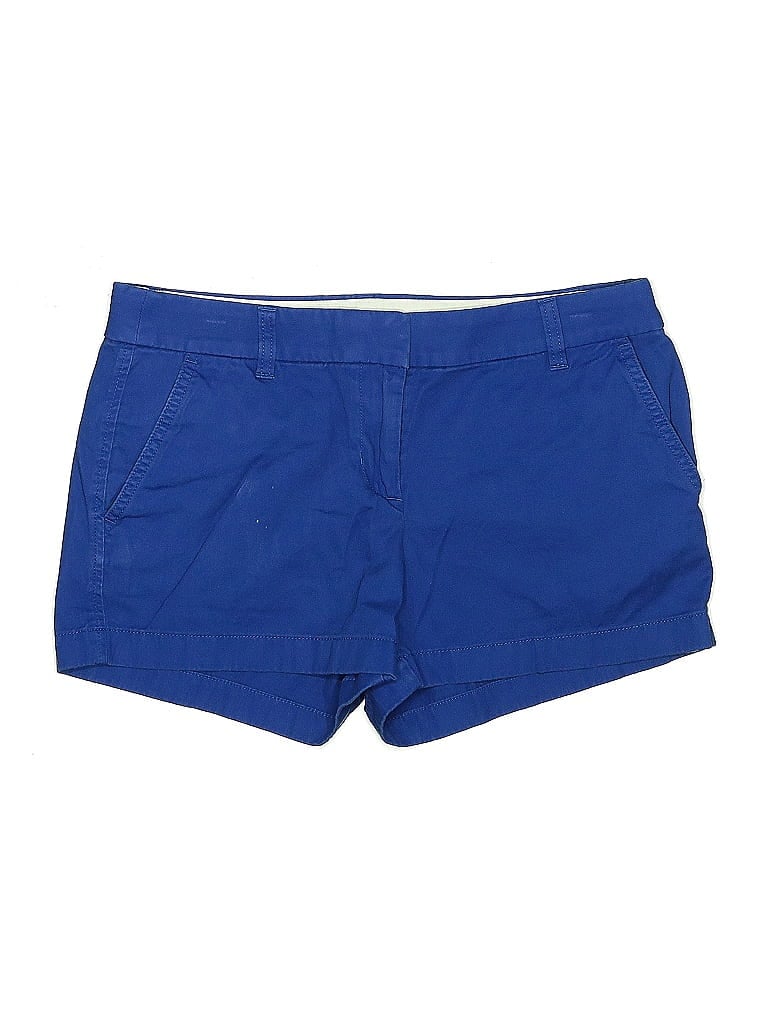 Pre-owned J.crew Factory Store Khaki Shorts In Blue