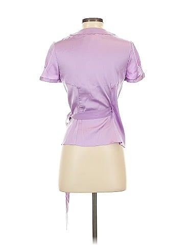 Diane von Furstenberg Short Sleeve Silk Top (view 2)