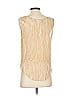 Platinum Tan Gold Sleeveless Blouse Size S - photo 2