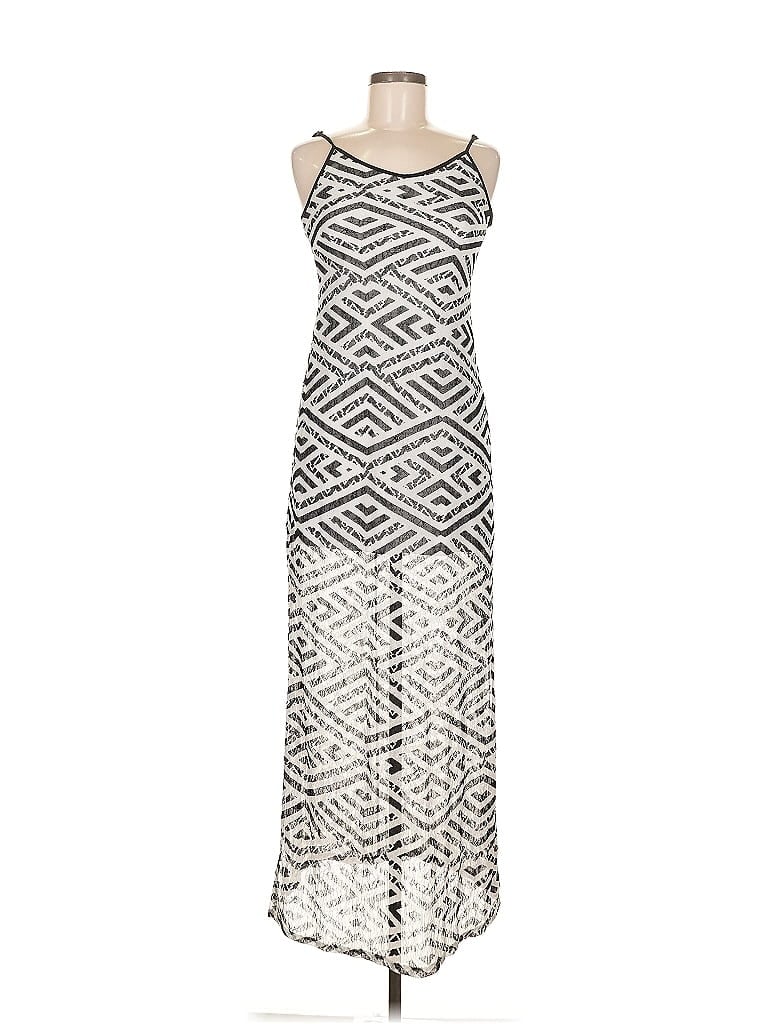 Pre-owned Fire Los Angeles Casual Dress In Silver