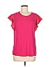 DKNY Pink Short Sleeve Top Size M - photo 1