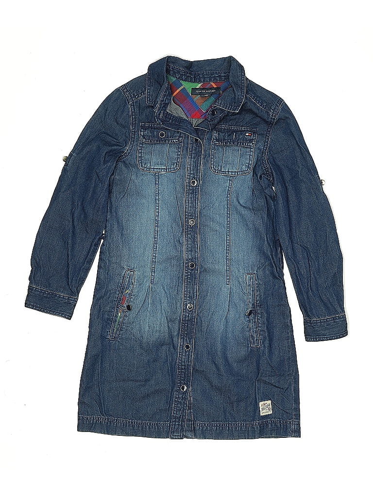 Pre-owned Tommy Hilfiger Kids' Dress In Blue