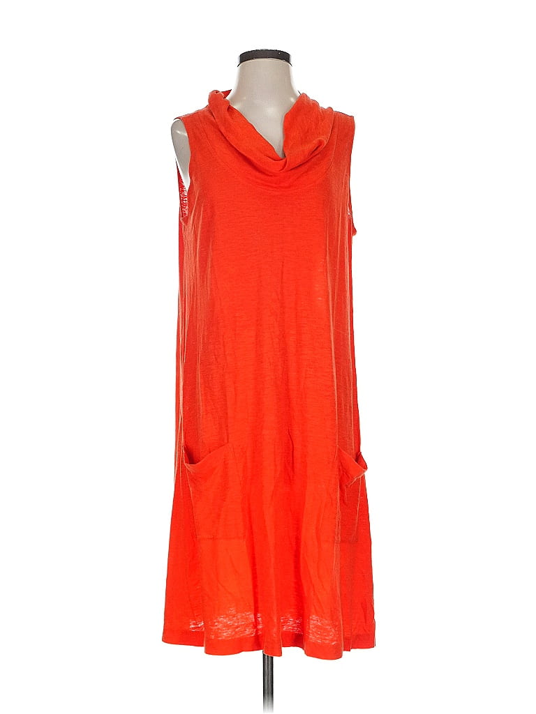 Click to view more detailed imagery on our partner's website Pre-owned Eileen Fisher Casual Dress In Orange