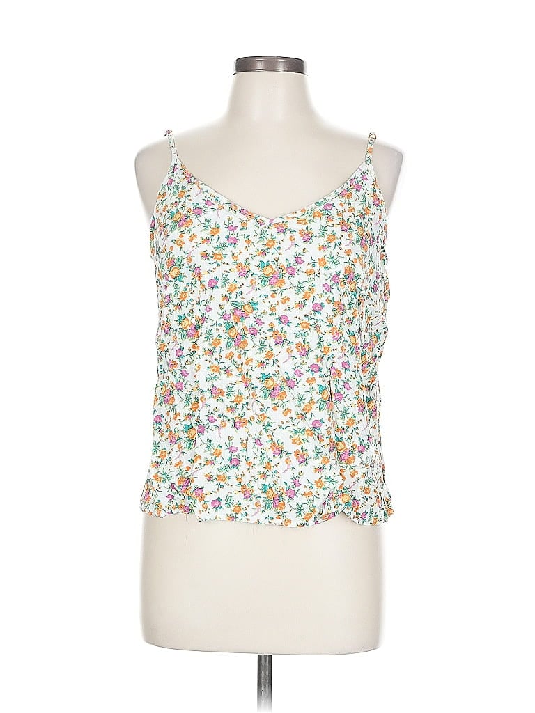 Pre-owned Cynthia Rowley Tjx Sleeveless Top White Sweetheart Neckline Tops