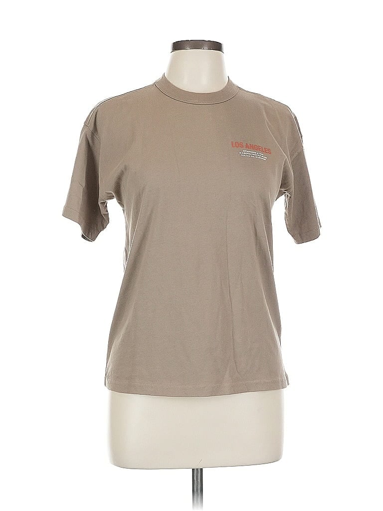 Pre-owned Abercrombie Short Sleeve T-shirt In Brown