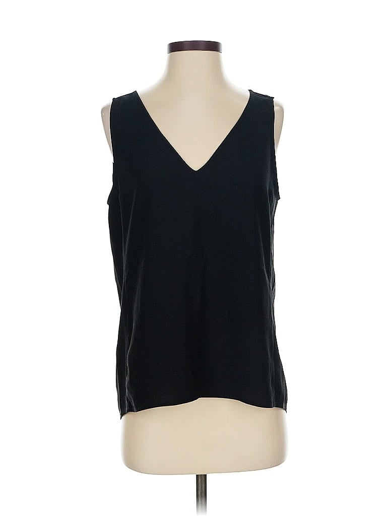 NORDSTROM Pre-owned Sleeveless Top Black V Neck Tops