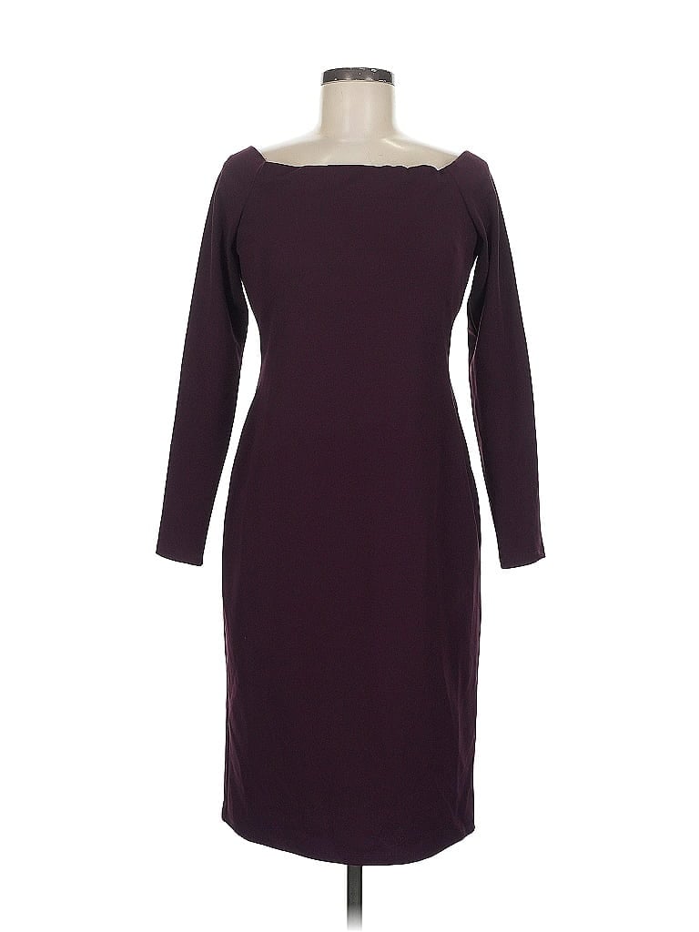 Pre-owned Eliza J Cocktail Dress In Burgundy
