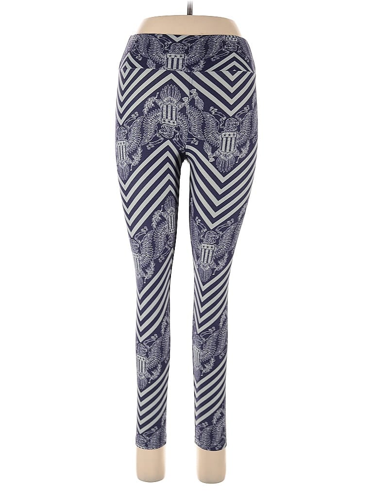 Pre-owned Lularoe Leggings In Blue
