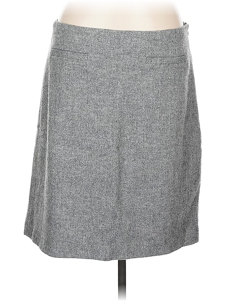 Talbots Casual Skirt In Gray