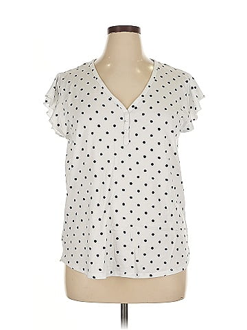 Ann Taylor LOFT Outlet Short Sleeve Blouse (view 1)