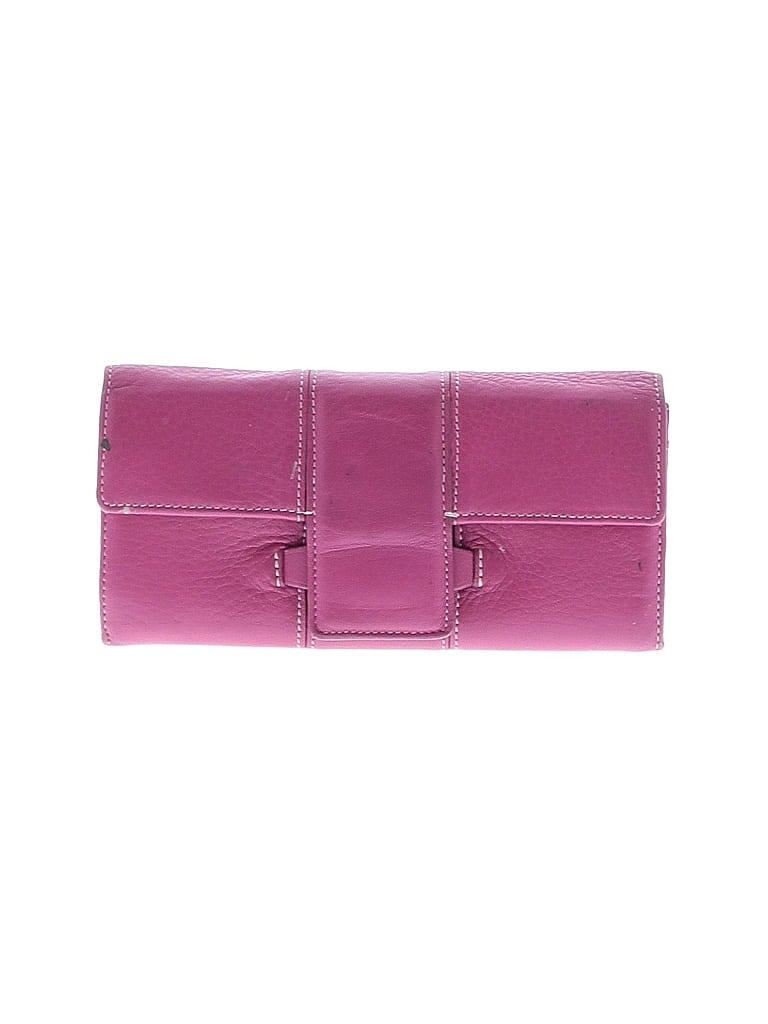 Pre-owned Unbranded Leather Wallet In Pink