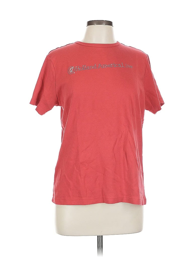 Pre-owned Assorted Brands Short Sleeve T-shirt In Red