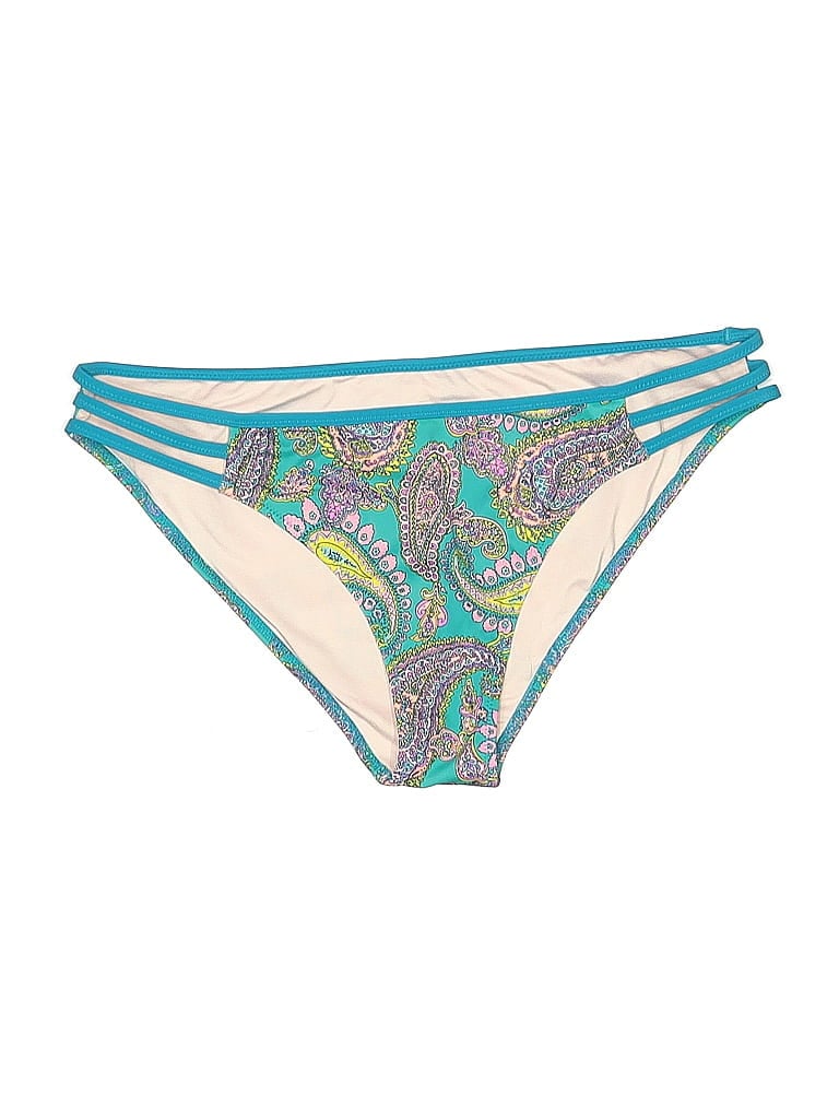 Pre-owned Shade & Shore Swimsuit Bottoms In Blue