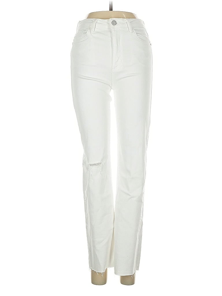 Pre-owned Just Black Jeans In White