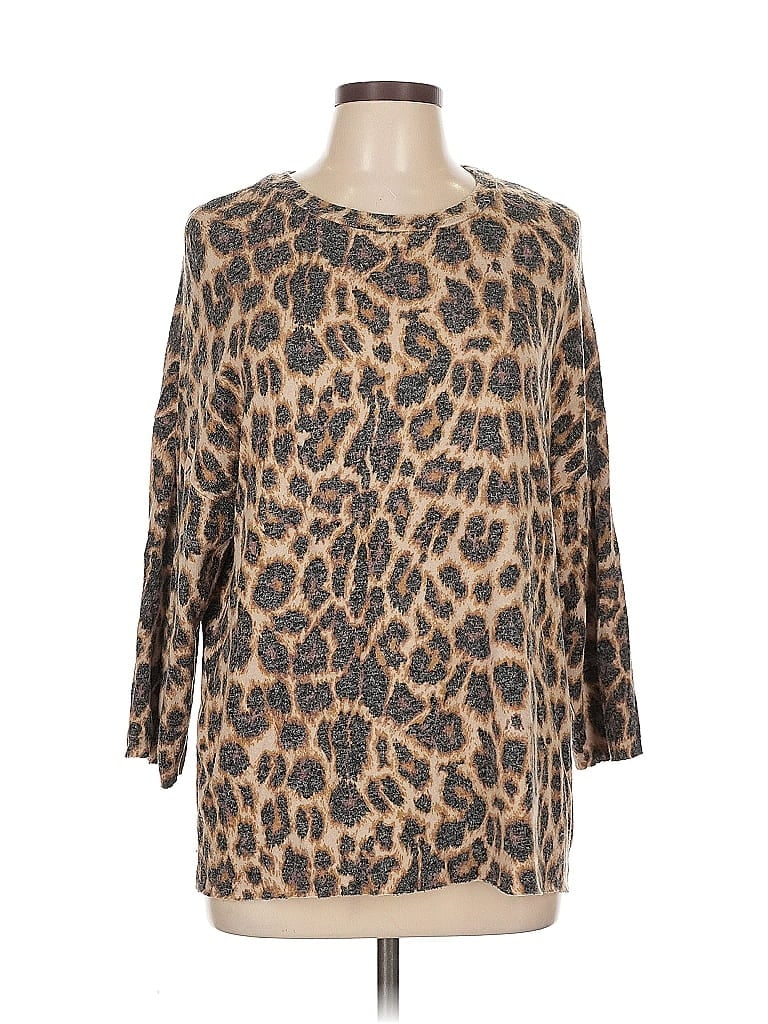 Click to view more detailed imagery on our partner's website Pre-owned Trafaluc By Zara Pullover Sweater In Brown