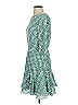 Reiss 100% Polyester Argyle Green Cocktail Dress Size 2 - photo 5