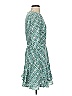 Reiss 100% Polyester Argyle Green Cocktail Dress Size 2 - photo 4
