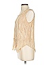 Platinum Tan Gold Sleeveless Blouse Size S - photo 5
