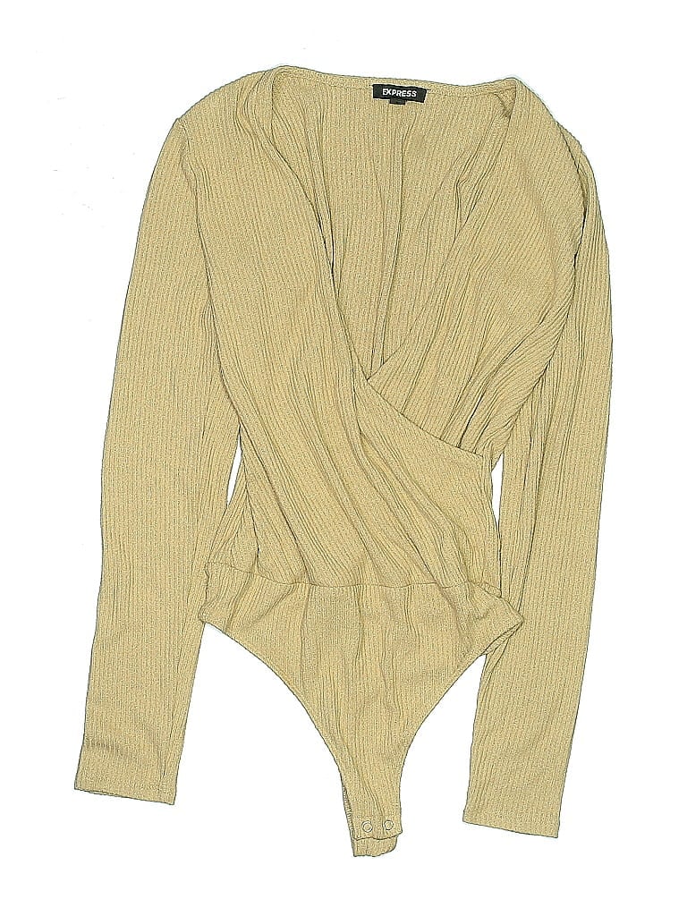 Pre-owned Express Bodysuit In Brown