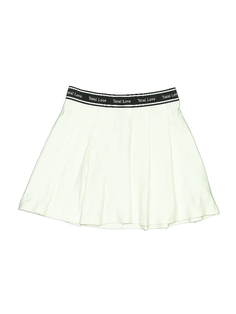 Pre-owned Zara Kids' Active Skirt In White