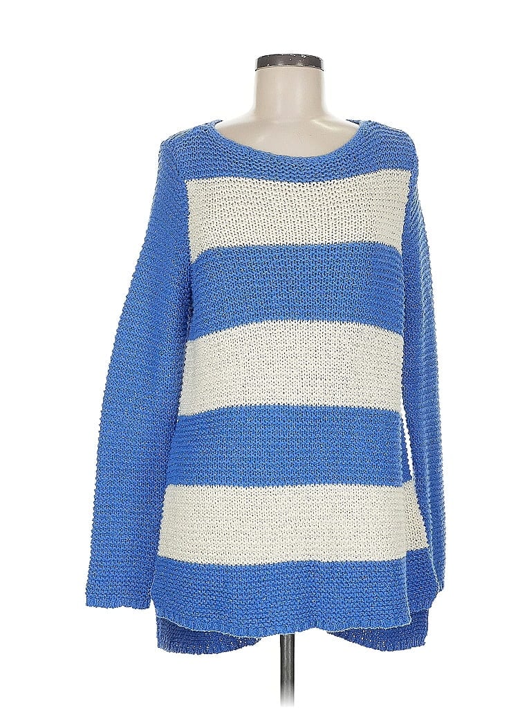 Click to view more detailed imagery on our partner's website Pre-owned Chico's Pullover Sweater In Blue