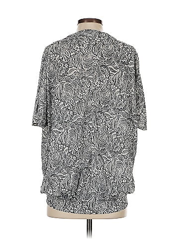 AK Anne Klein Short Sleeve Blouse (view 2)