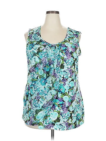 Roz & Ali Sleeveless Blouse (view 1)
