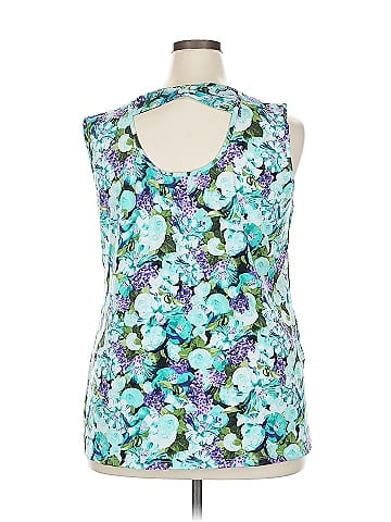Roz & Ali Sleeveless Blouse (view 2)