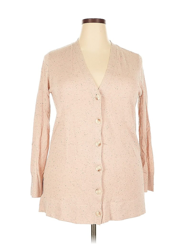 Pre-owned Ann Taylor Loft Cardigan Sweater In Brown