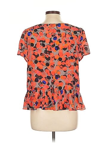 HD in Paris Short Sleeve Silk Top (view 2)