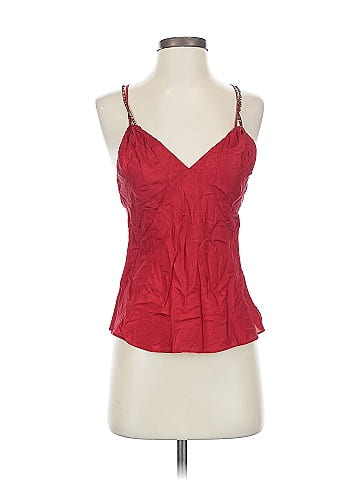 Armani Exchange Sleeveless Silk Top (view 1)