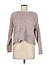 Love By Design Metallic Gray Pullover Sweater Size M - photo 1