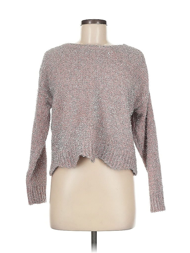 Pre-owned Love By Design Pullover Sweater In Gray