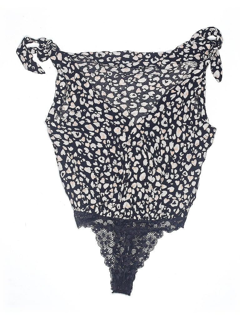 Pre-owned Intimately By Free People Bodysuit In Black