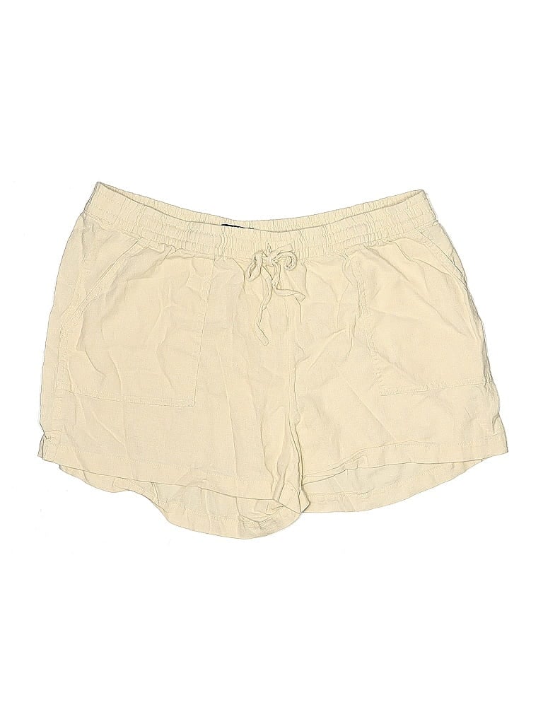 Pre-owned J.crew Factory Store Khaki Shorts In White