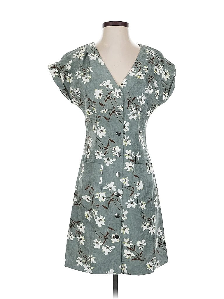 Pre-owned Skies Are Blue Casual Dress In Gray